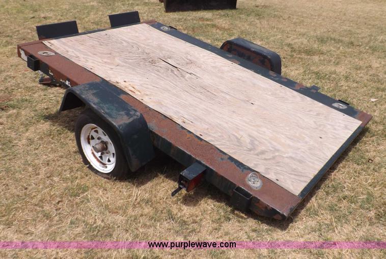 image for item H1885 Craftsman tilt deck trailer