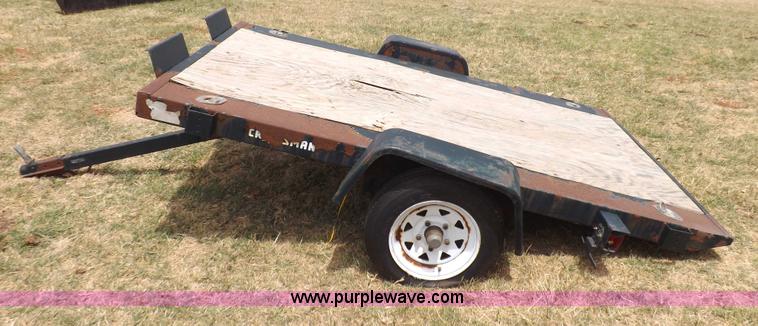 image for item H1885 Craftsman tilt deck trailer