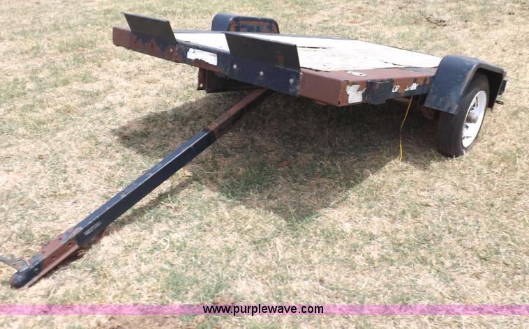 image for item H1885 Craftsman tilt deck trailer