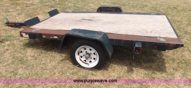 image for item H1885 Craftsman tilt deck trailer