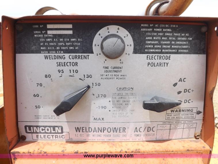 image for item H1887 Lincoln portable welding machines