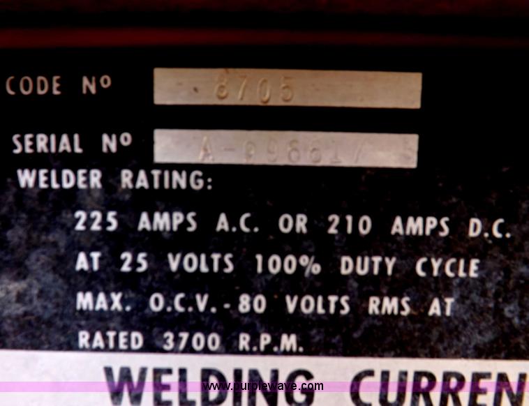 image for item H1887 Lincoln portable welding machines