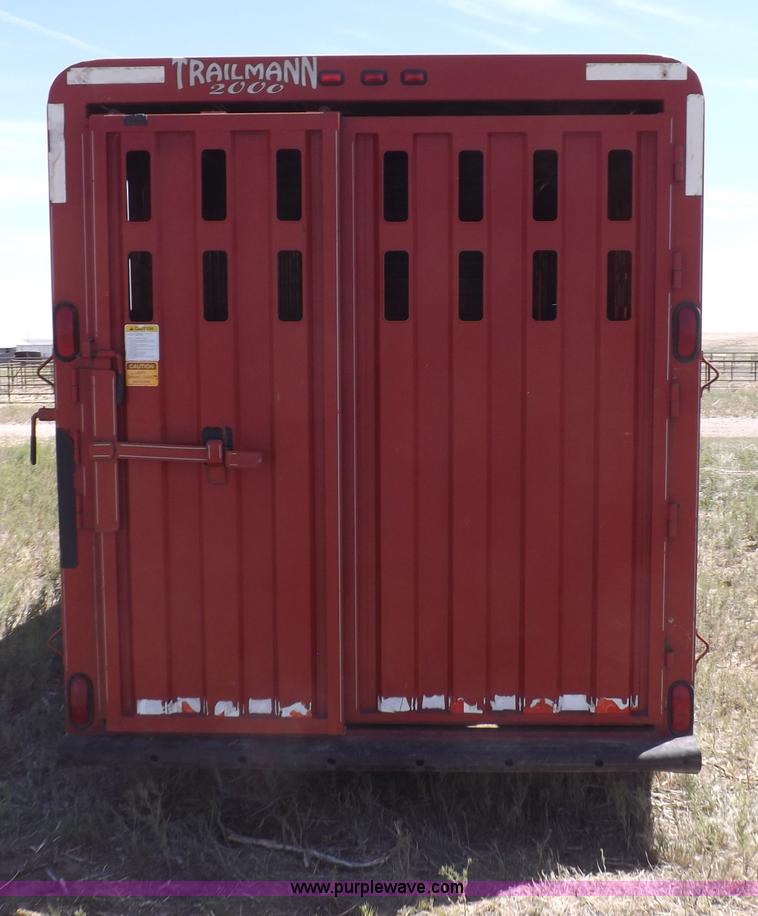 image for item H1908 1998 Trailmann livestock trailer