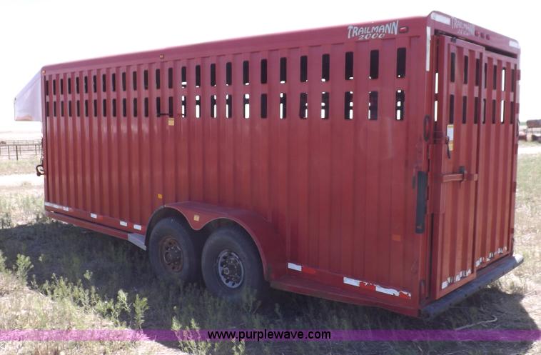 image for item H1908 1998 Trailmann livestock trailer
