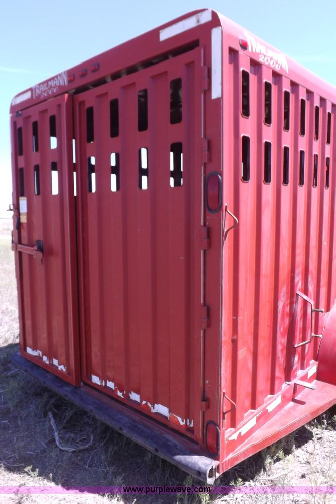 image for item H1908 1998 Trailmann livestock trailer