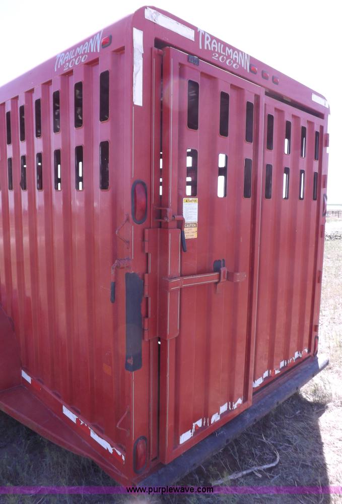 image for item H1908 1998 Trailmann livestock trailer