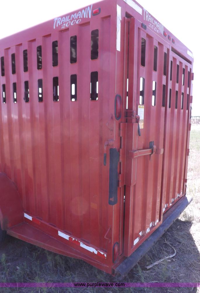 image for item H1908 1998 Trailmann livestock trailer