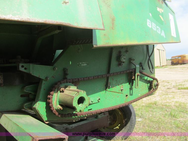 image for item I7018 John Deere 853A eight row corn head