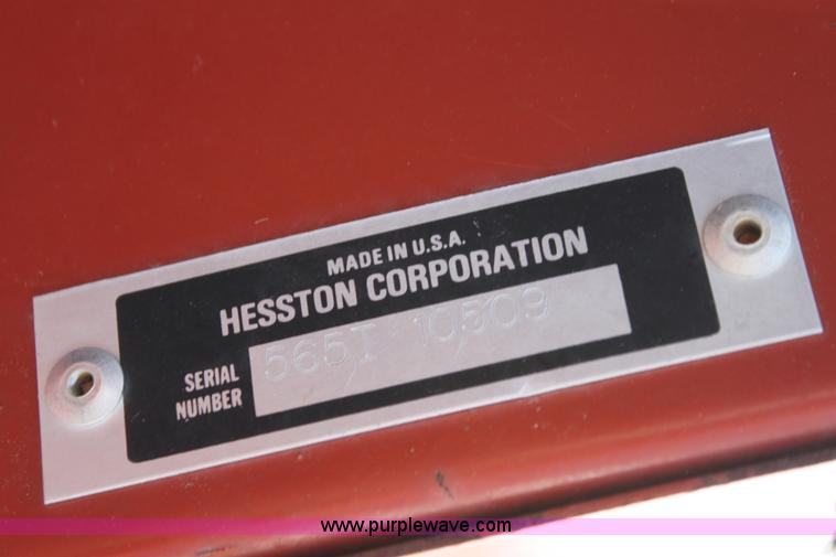 image for item I7420 Hesston 565T round baler