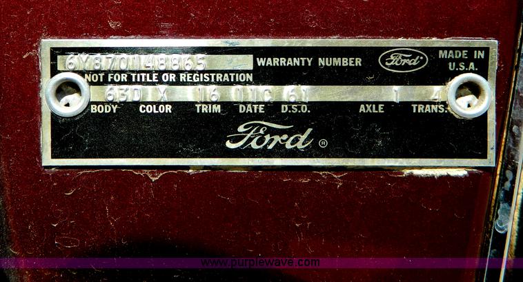 image for item AL9992 1966 Ford Thunderbird