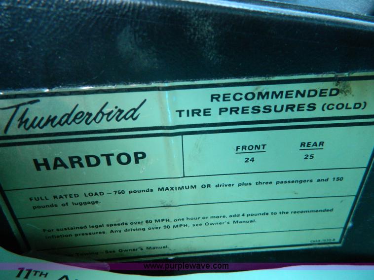 image for item AL9992 1966 Ford Thunderbird