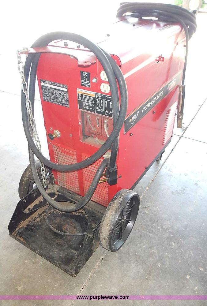 Lincoln Electric Power Mig 215 welder in Baileyville, KS Item AZ9988 sold Purple Wave