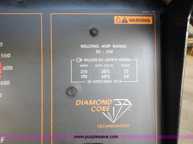 image for item AZ9988 Lincoln Electric Power Mig 215 welder