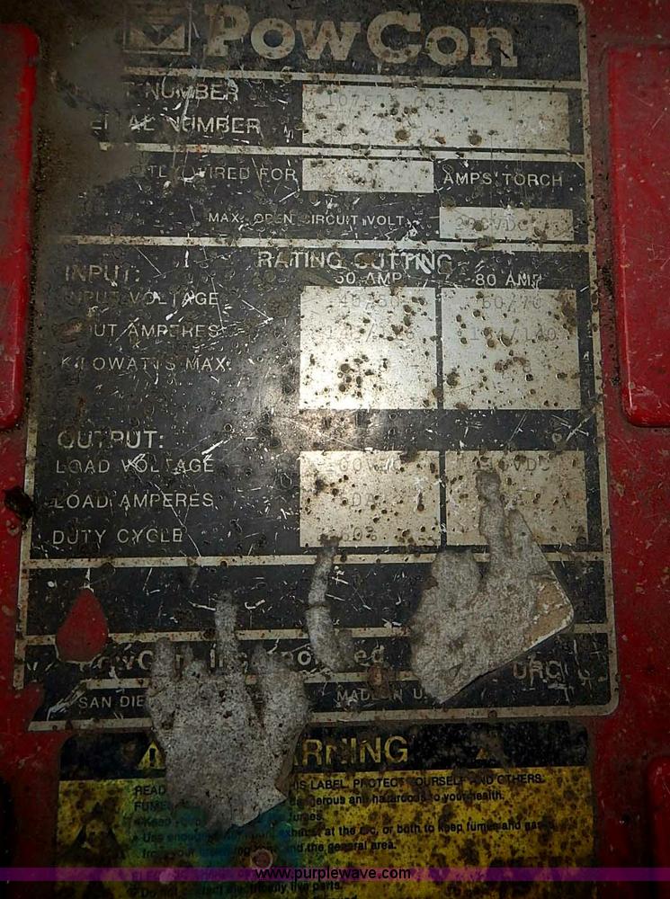 image for item AZ9993 Pow Con StarCut plasma cutter