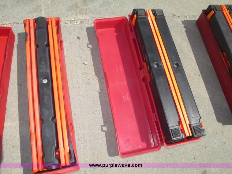 image for item C1989 Assorted chain binders, chains, highway triangles