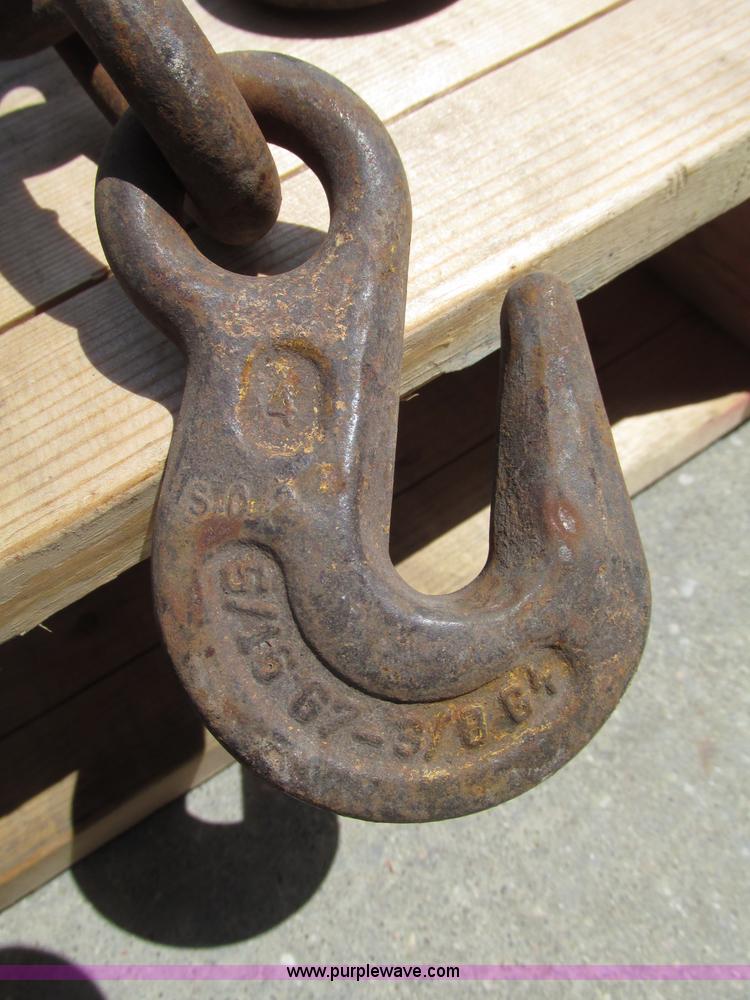 image for item C1990 Assorted chain binders, chains, highway triangles