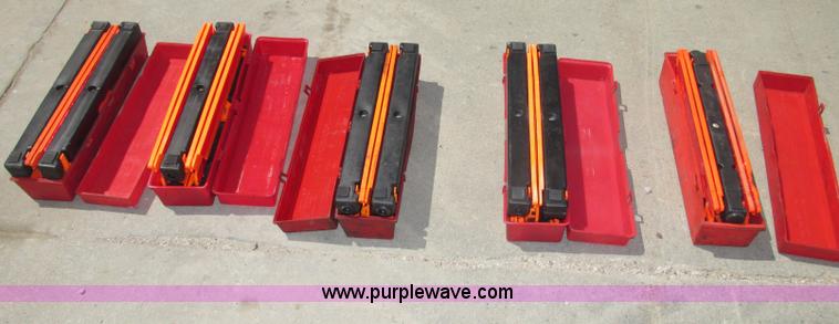 image for item C1991 Assorted chain binders, chains, highway triangles