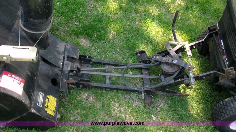 image for item D1011 Craftsman riding mower with snow thrower attachment