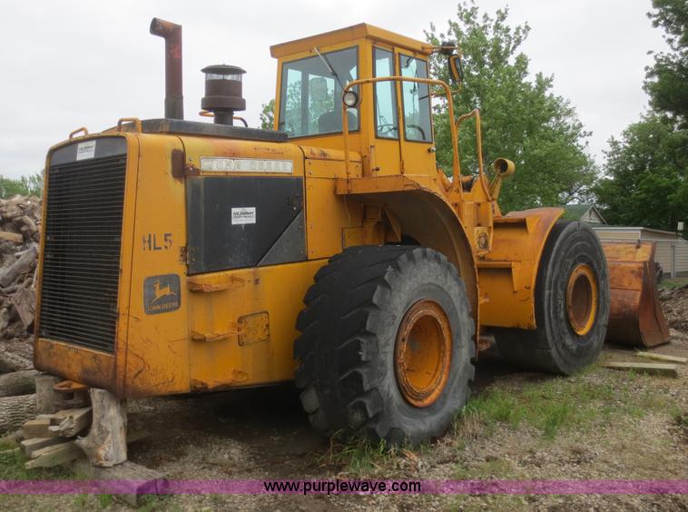 image for item F6970 1981 John Deere JD844 wheel loader