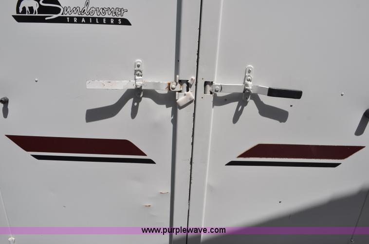 image for item G6477 1999 Sundowner horse trailer