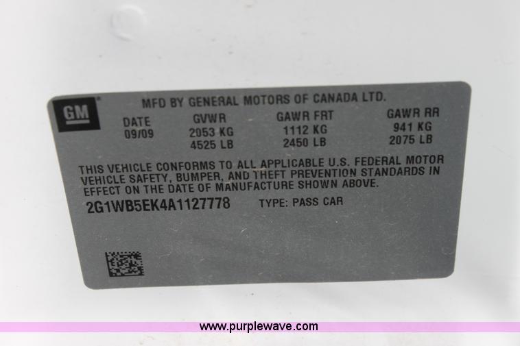 image for item H2119 2010 Chevrolet Impala LT