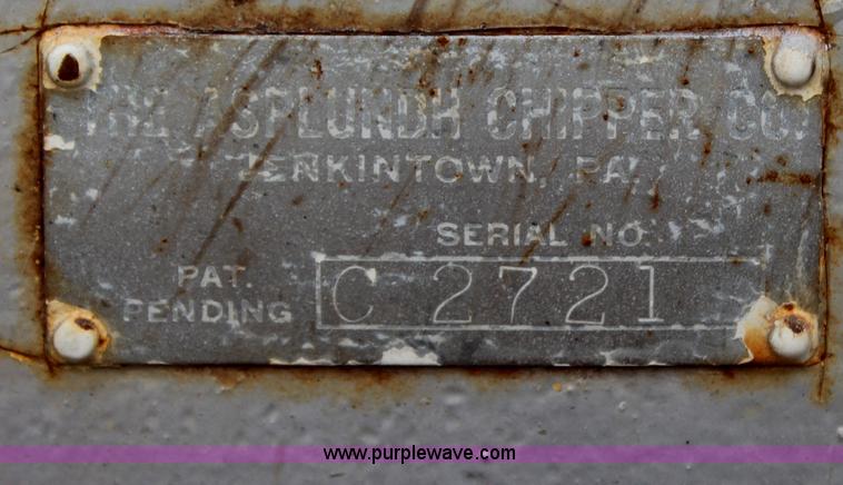 image for item H2697 Asplundh chipper