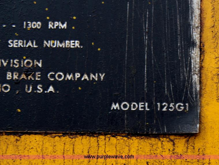 image for item H2698 Leroi 125 G1 air compressor