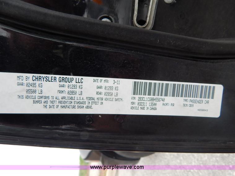 image for item H3378 2011 Dodge Charger Police