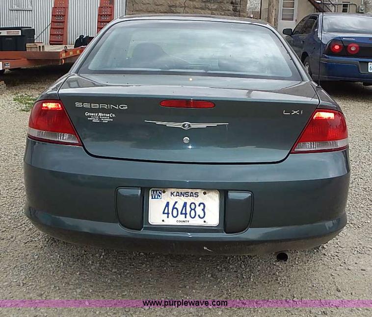 image for item I3634 2004 Chrysler Sebring LXi