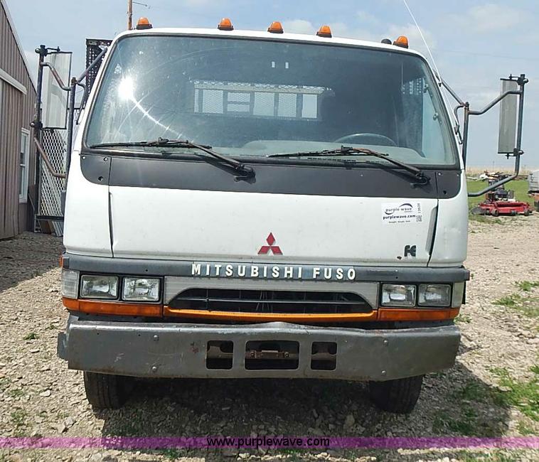 image for item I3639 1996 Mitsubishi Fuso FE639 dump flatbed truck