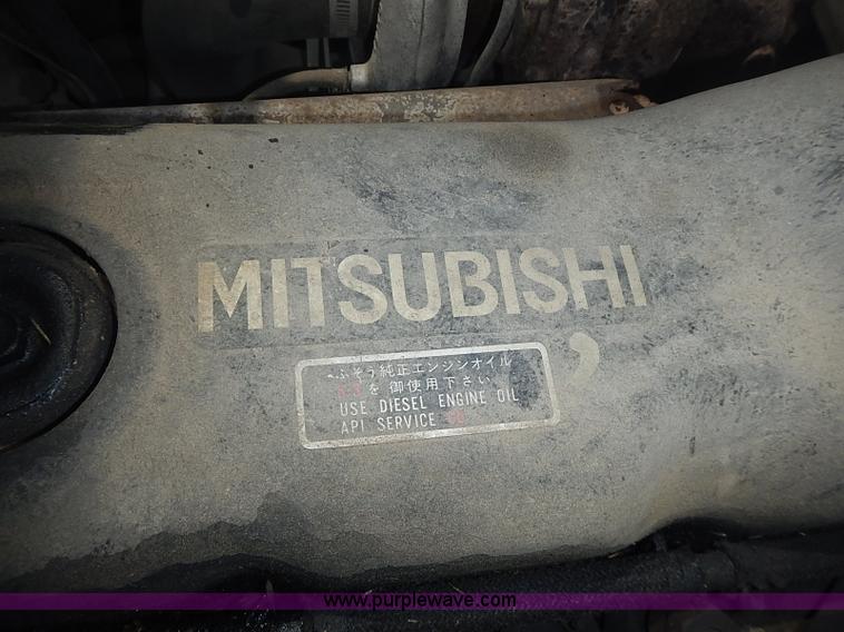 image for item I3639 1996 Mitsubishi Fuso FE639 dump flatbed truck