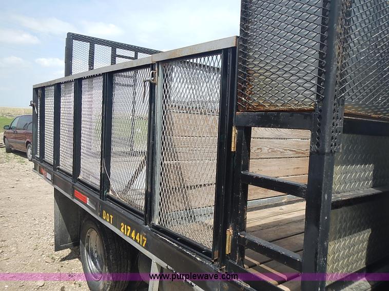 image for item I3639 1996 Mitsubishi Fuso FE639 dump flatbed truck