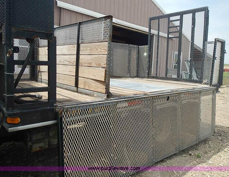 image for item I3639 1996 Mitsubishi Fuso FE639 dump flatbed truck