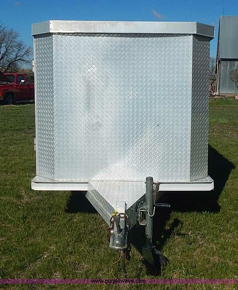 image for item I3680 2007 Rocking K shop built aluminum show trailer