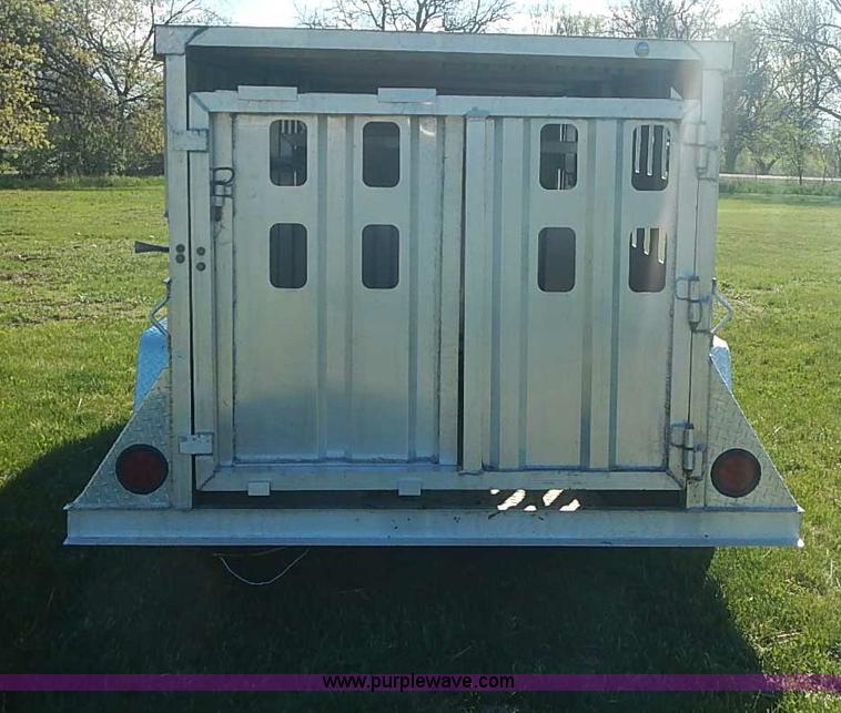 image for item I3680 2007 Rocking K shop built aluminum show trailer