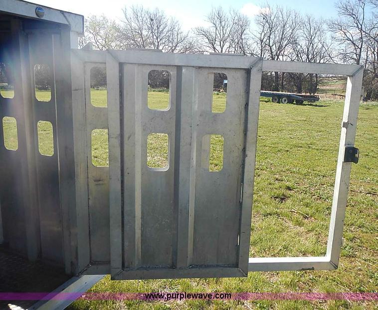 image for item I3680 2007 Rocking K shop built aluminum show trailer