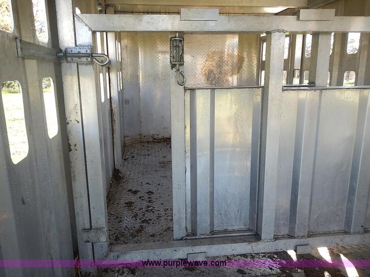 image for item I3680 2007 Rocking K shop built aluminum show trailer