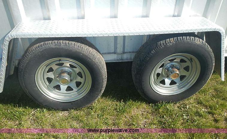 image for item I3680 2007 Rocking K shop built aluminum show trailer