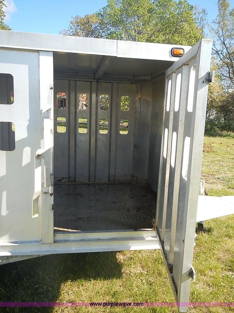 image for item I3680 2007 Rocking K shop built aluminum show trailer