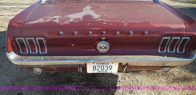 image for item I3681 1967 Ford Mustang