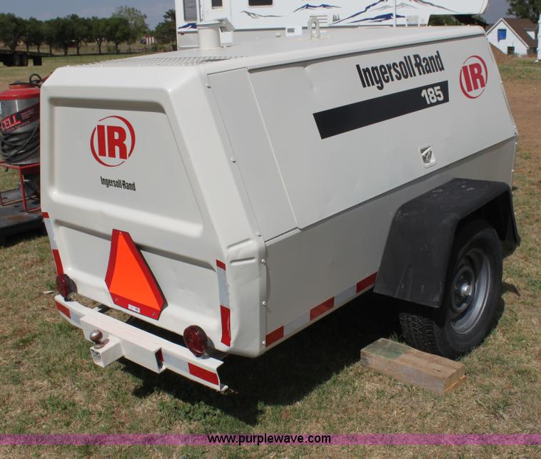 image for item I7456 Ingersoll Rand 185 air compressor