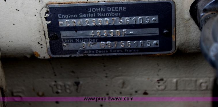 image for item I7456 Ingersoll Rand 185 air compressor