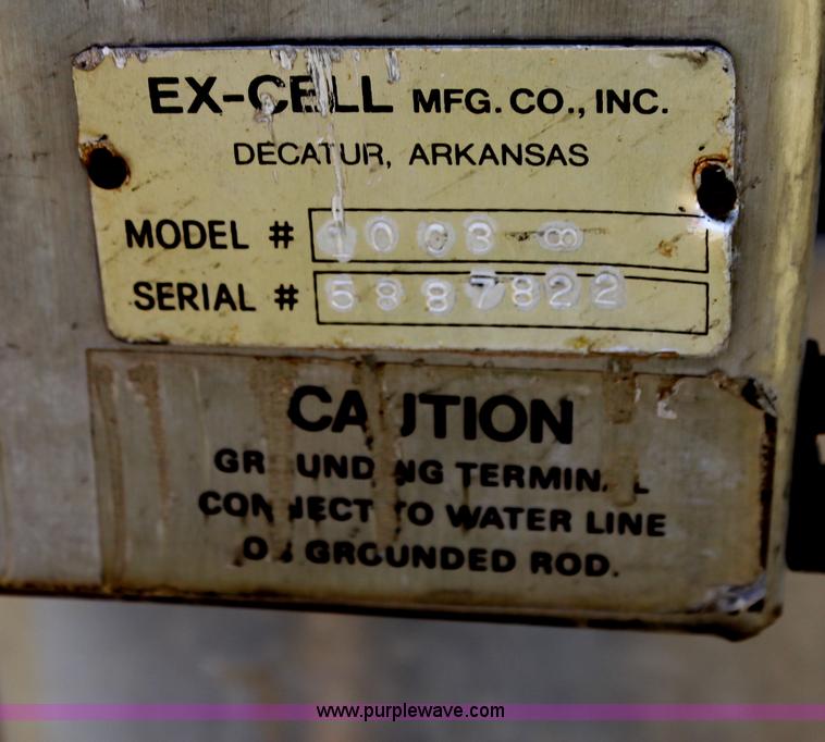 image for item I7457 Ex-cell 1003 electric hot water pressure washer