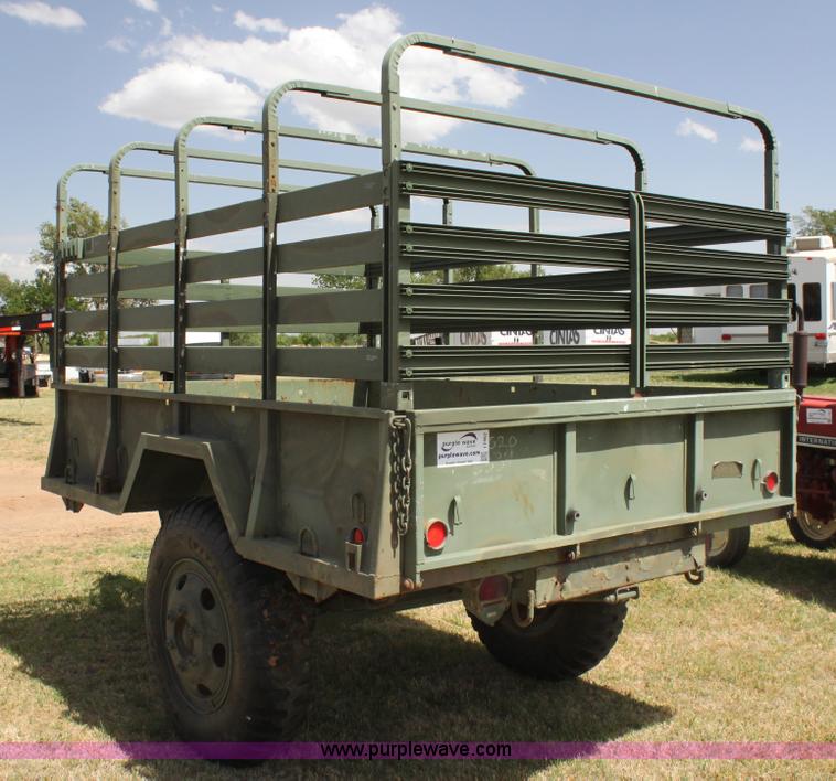 image for item I7462 Military pintle hitch trailer