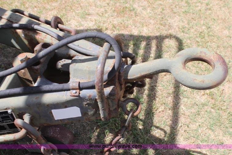 image for item I7462 Military pintle hitch trailer