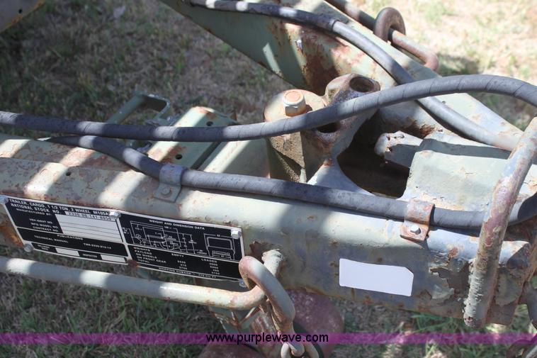 image for item I7462 Military pintle hitch trailer