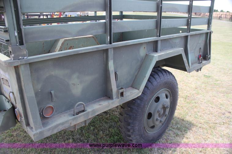 image for item I7462 Military pintle hitch trailer
