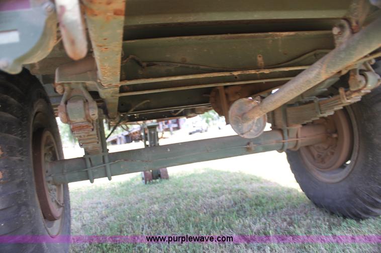 image for item I7462 Military pintle hitch trailer