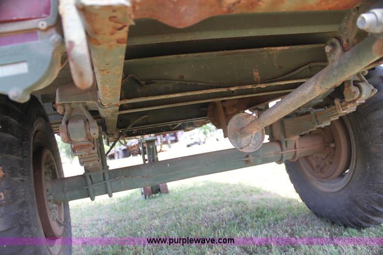 image for item I7462 Military pintle hitch trailer