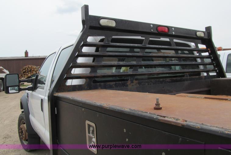 image for item J3478 2008 Ford F450 Super Duty XL Crew Cab flatbed truck